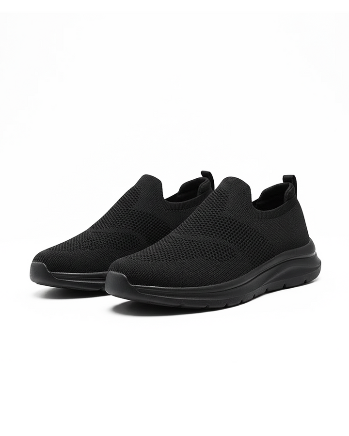 Men's Knit Slip-On Walking Shoes | Lightweight Breathable Sneakers