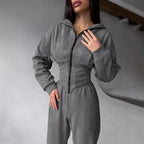 Women’s Streetwear Zipper Waist Jacket – Hipster Style-HighTouch