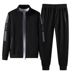 Men’s Sports Tracksuit Set – Cotton Long Sleeve Activewear-HighTouch