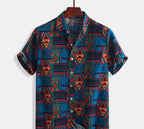 Beach shirt printed shirt men-HighTouch