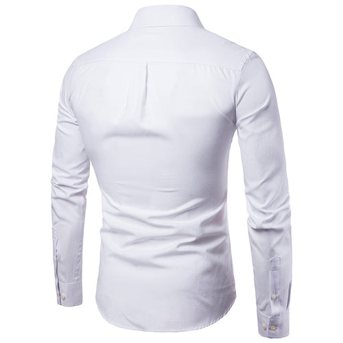 Casual long-sleeved Cotton shirt-HighTouch