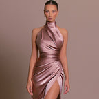 Wedding Guest Dress with Slit-HighTouch