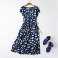 Cotton silk dress-HighTouch