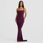 Women’s Backless Sling Maxi Dress-HighTouch