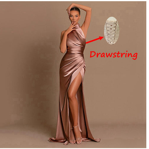 Wedding Guest Dress with Slit-HighTouch