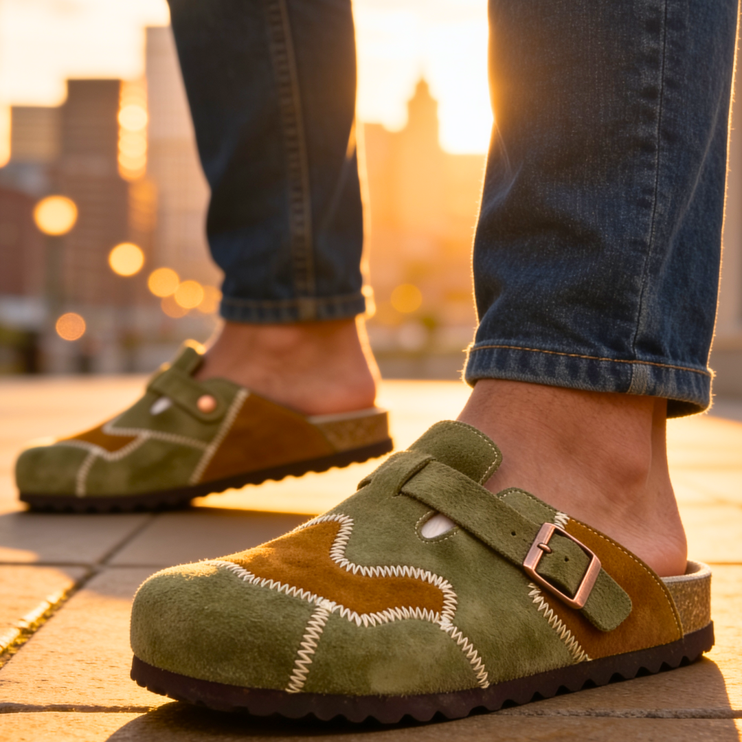 Men's Laurent Clogs – Cushioned Arch Support Shoes