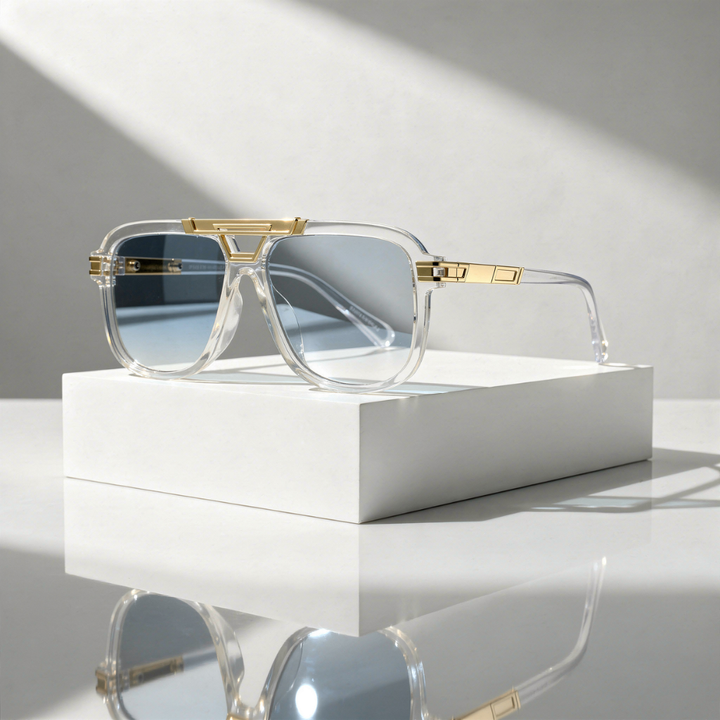 Men's UV400 Oversized Square Sunglasses – Gradient