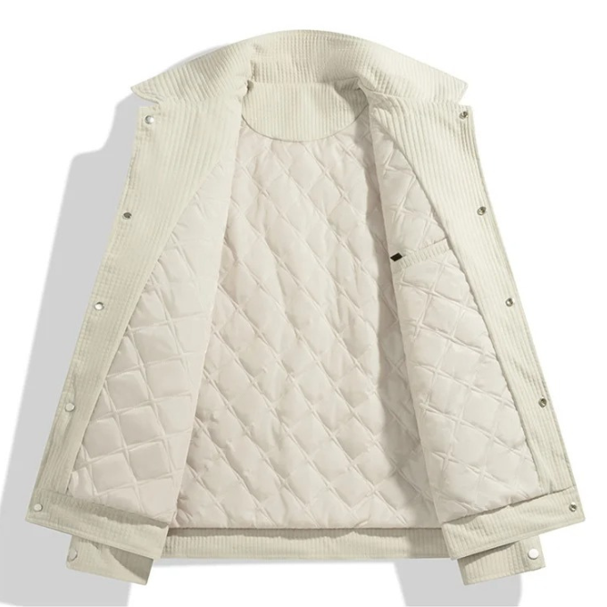 Men's Waffle Jacket – Quilted Warmth