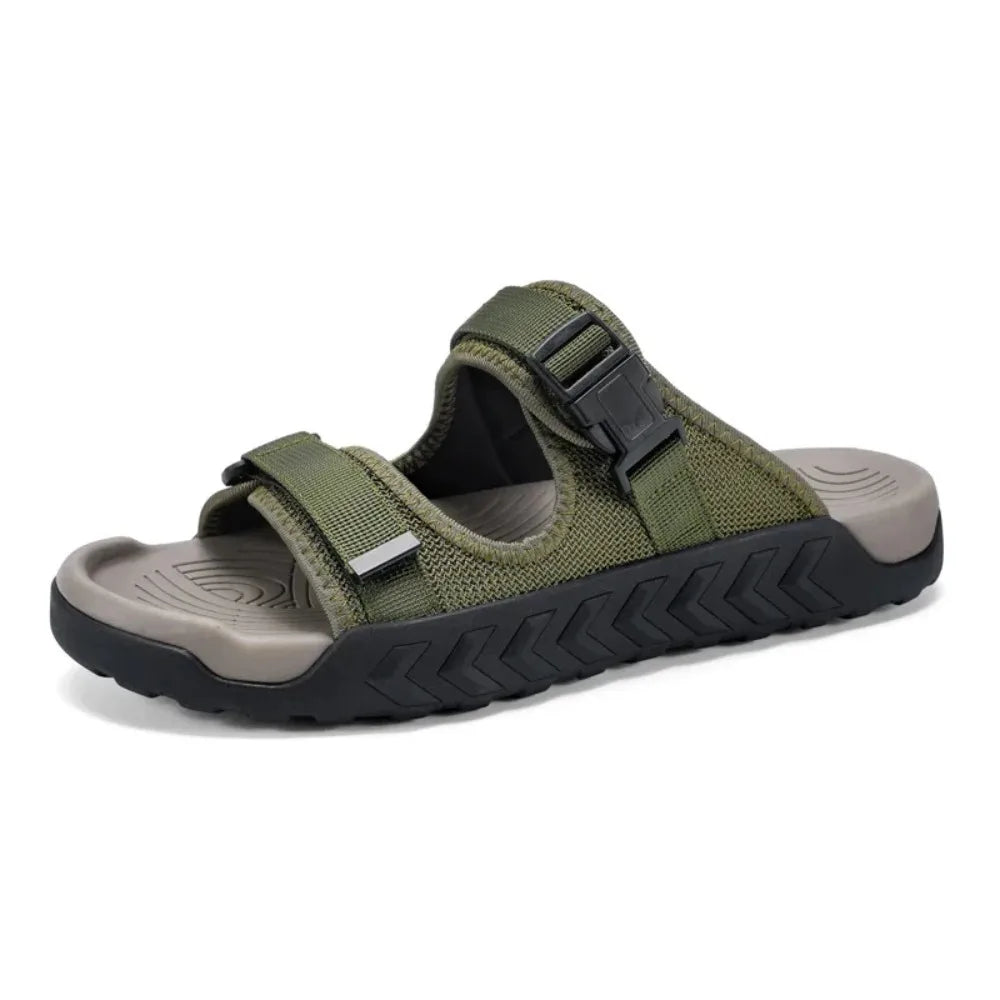 Men's Leather Outdoor Hiking Sports Sandals