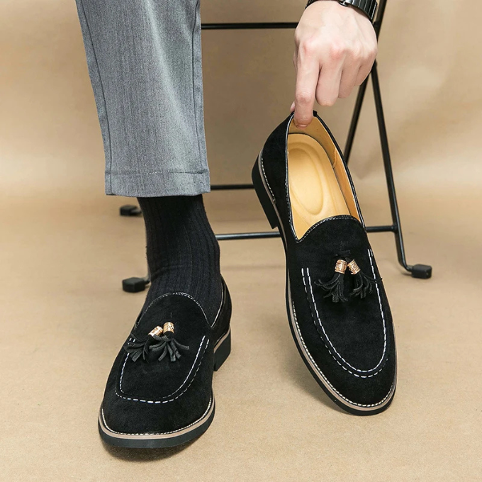 Men’s Velvet Loafers – Elegant Slip-On Style