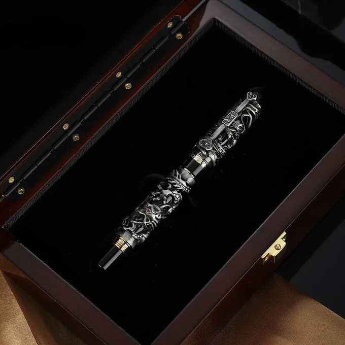 Regal Luxe Dragon Fountain Pen | Fine Writing Gift