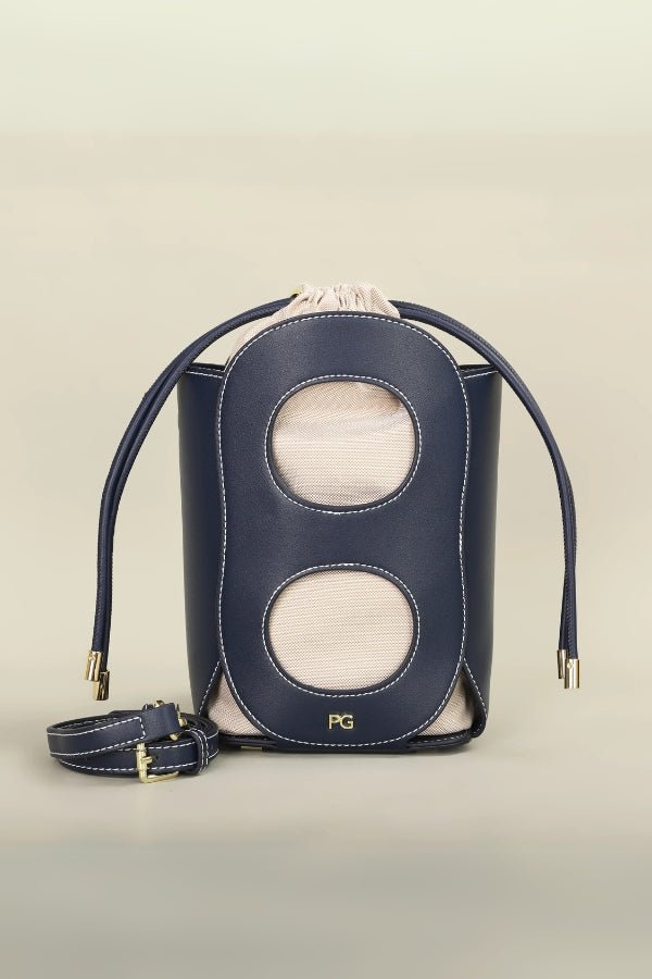 Irisa Crossbody Bag - PU Leather Cut-Out Design