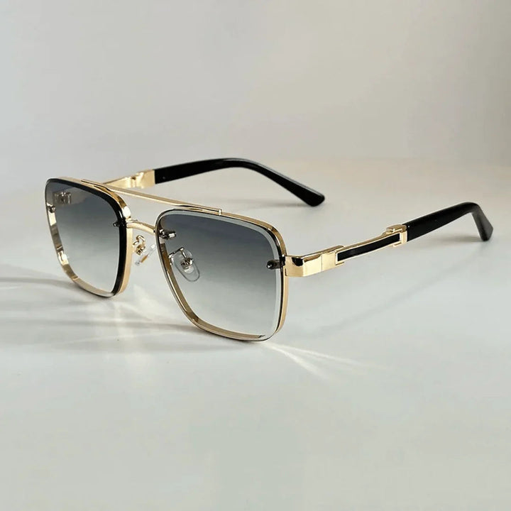 Men's Square Sunglasses – UV400 Gradient Lenses