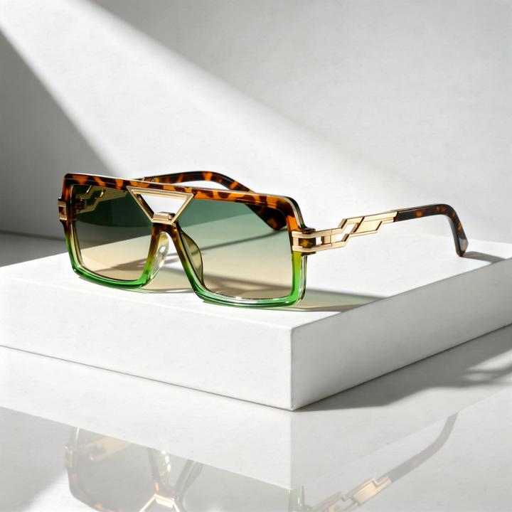 Men's Oversized Square Sunglasses with UV400