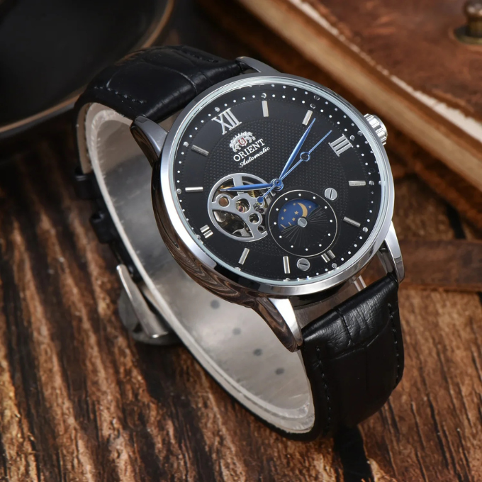 Men's Automatic Skeleton Watch – Solara Orient