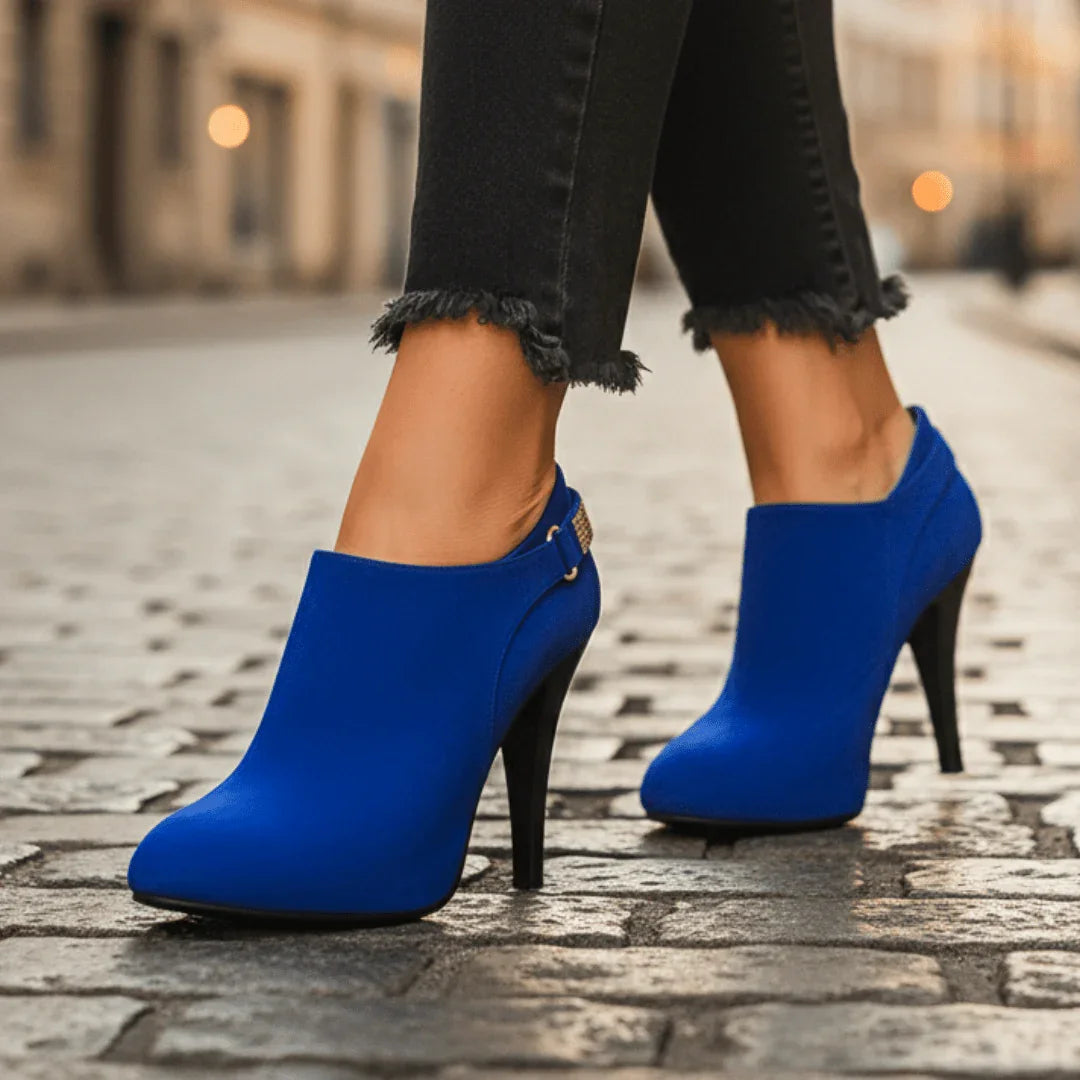 Women's Velvet Ankle Boots – Orthopedic Cushioned Support