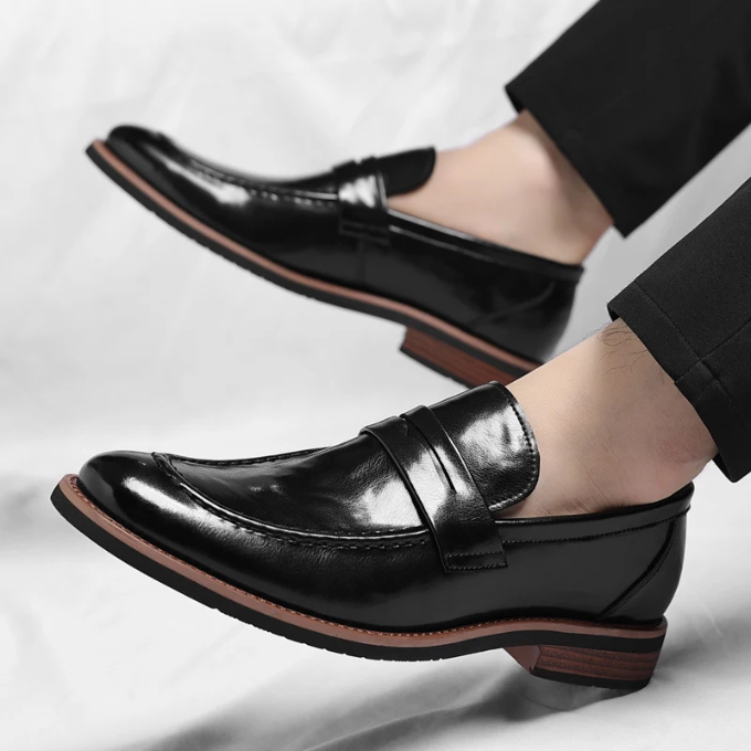 Men’s Leather Penny Loafers – Polished Comfort