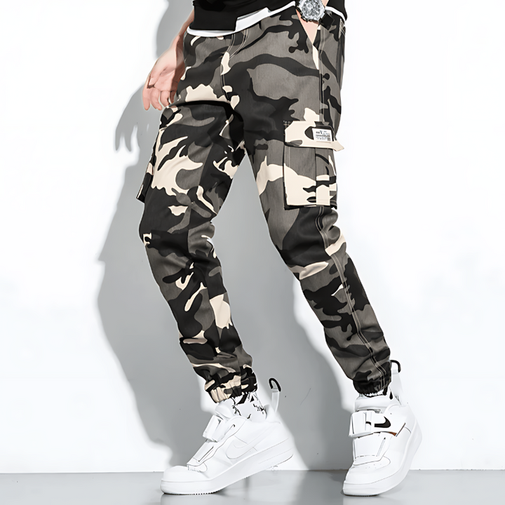 Men's Camo Cargo Pants – Relaxed Fit