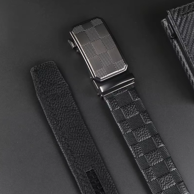 Men's 100% Cowhide Leather Belt | Automatic Buckle