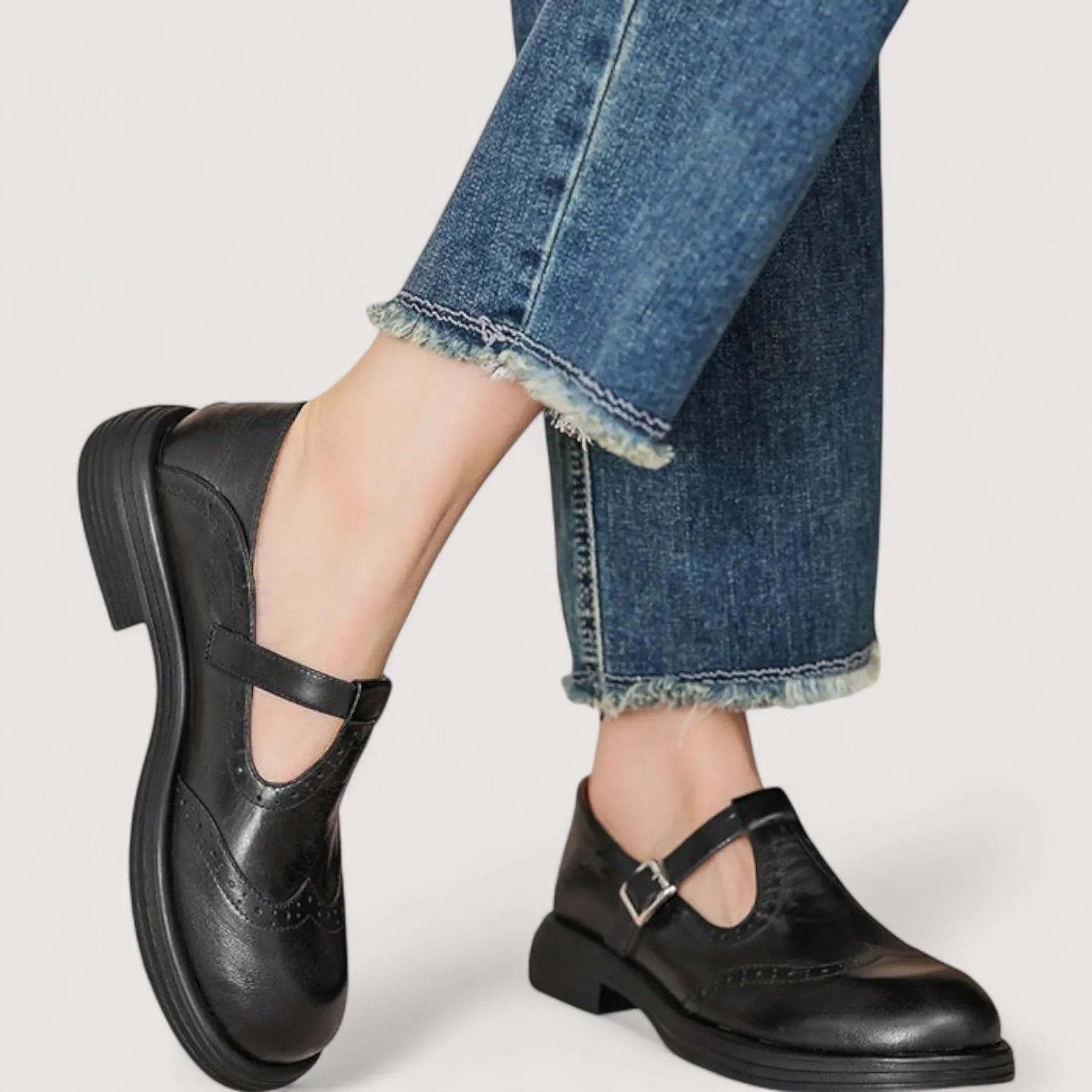 Claudia Elite Leather Mary Jane Shoes