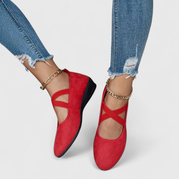 Jynna Leather Orthopedic Shoes Luxe