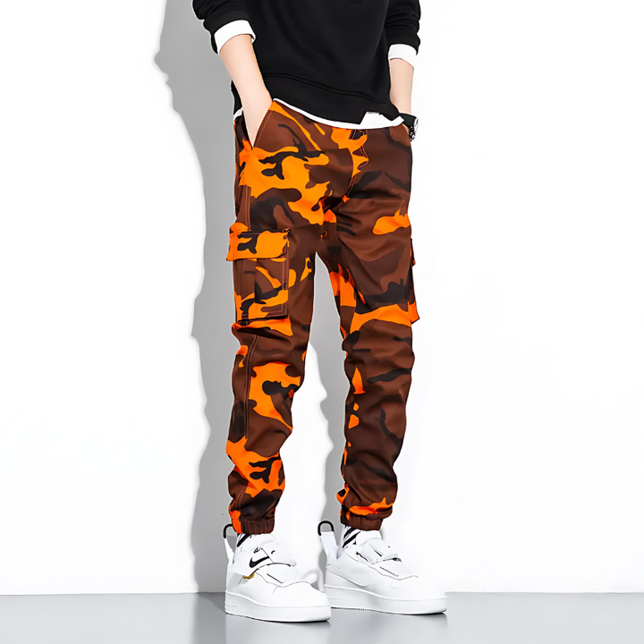 Men's Camo Cargo Pants – Relaxed Fit