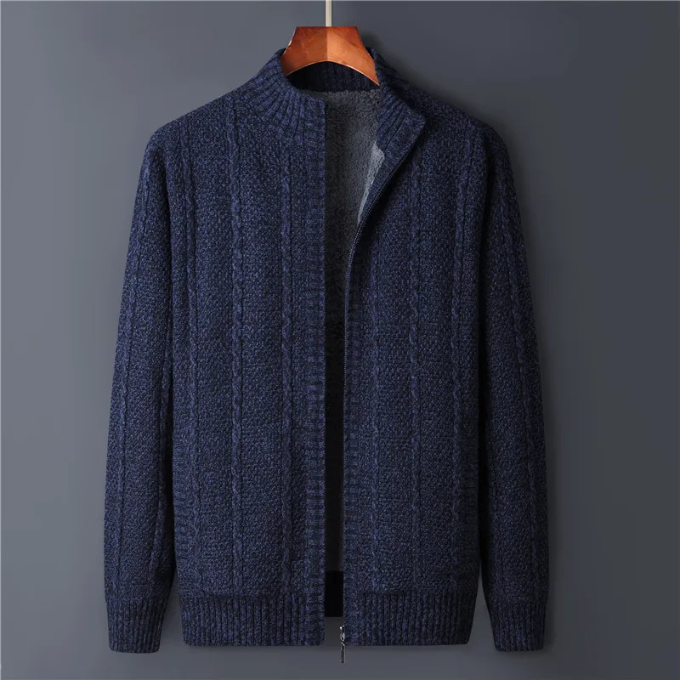 Men's Wool Zip Jacket – Warm, Breathable & Stylish