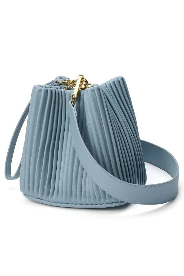 Celina Shoulder Bag - PU Leather Structured Convertible Carry