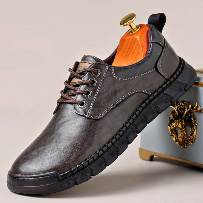 Men’s Full-Grain Leather Shoes – Smart Comfort