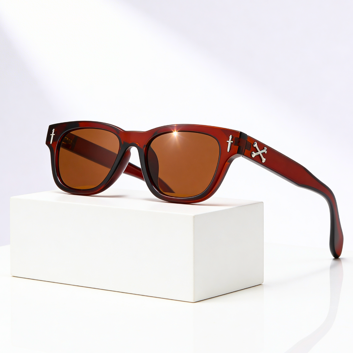 Men's Lexon Cross Sunglasses – Retro UV400 Shades