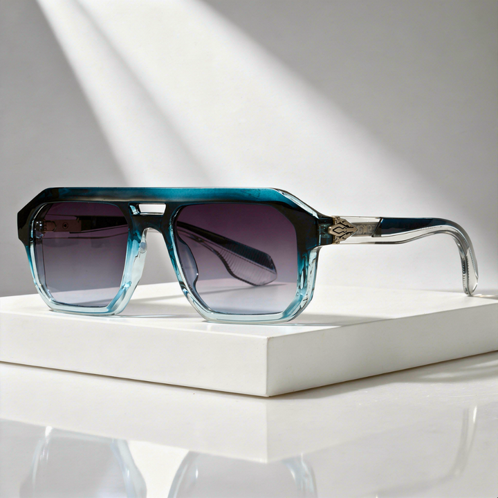 Unisex Oval Sunglasses with UV400 Protection