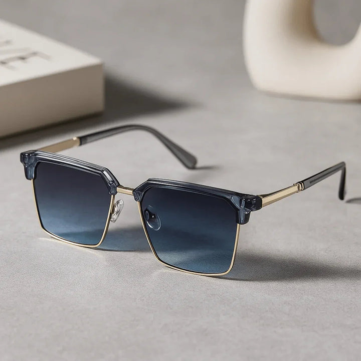Unisex UV400 Square Sunglasses – Gradient Lenses