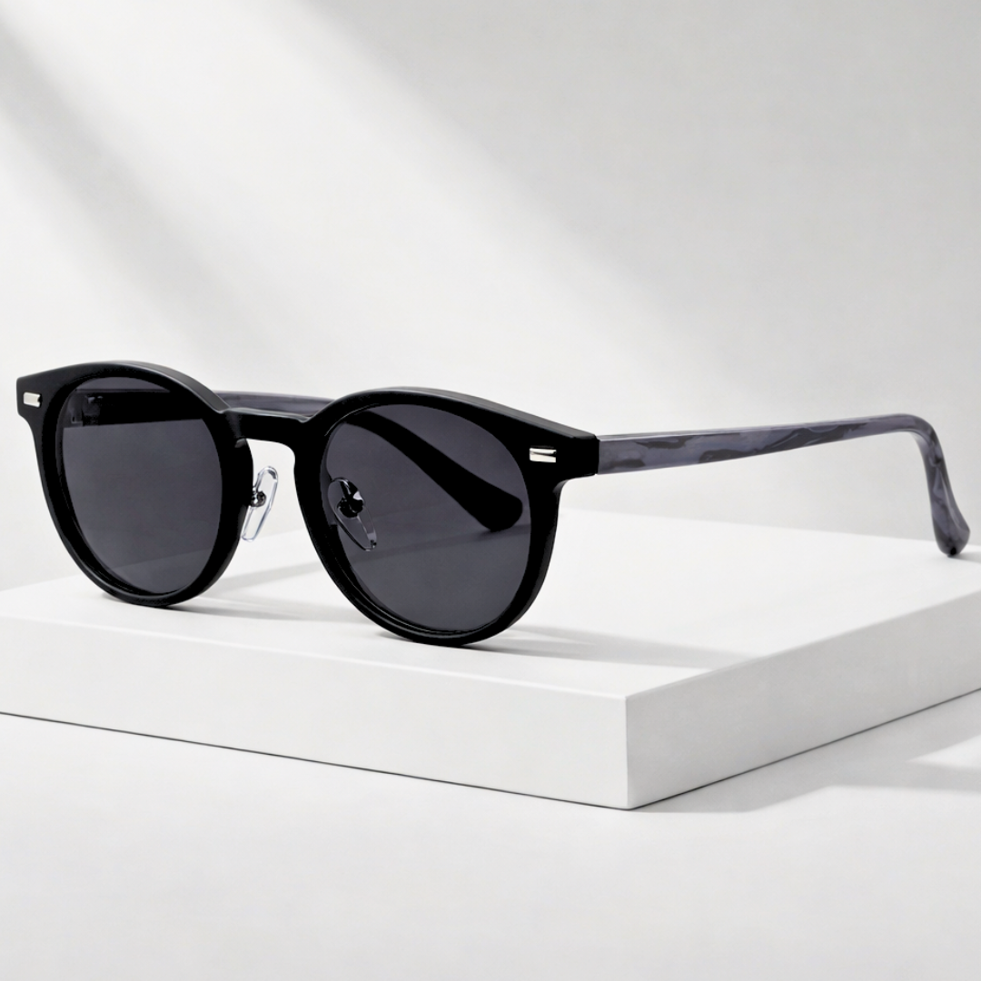 Men's UV400 Sunglasses – Lightweight Rounded Frame