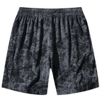 Men’s Corduroy Camo Athletic Shorts – High-Waist Summer Middle Pants