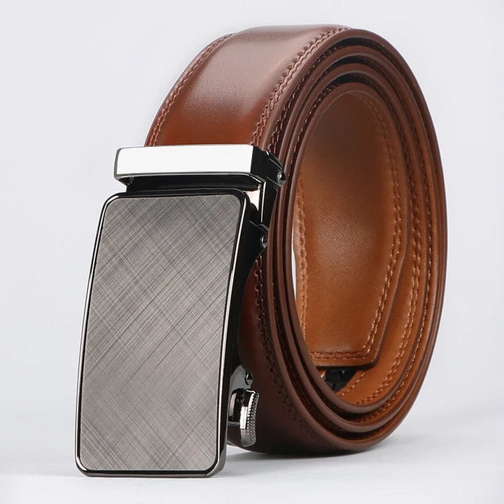 Men's 100% Cowhide Leather Belt | Automatic Buckle
