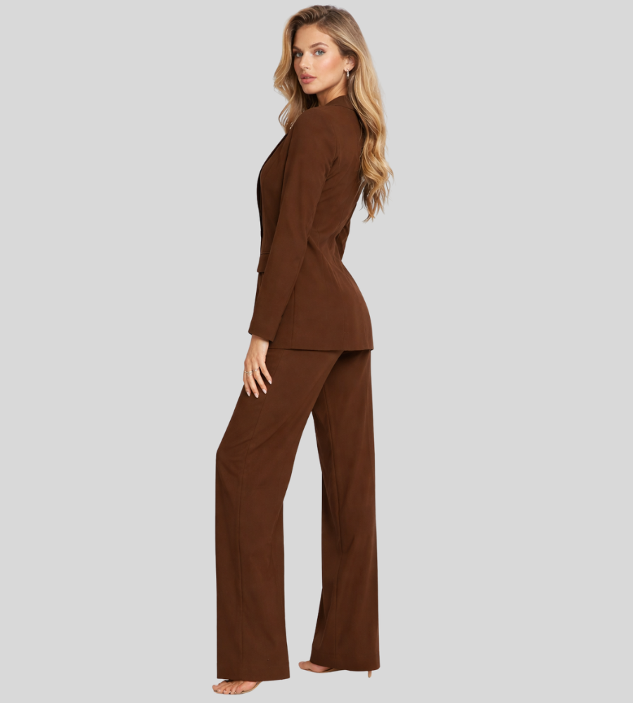 Matilda | Women's Linen Blazer Two-Piece Set