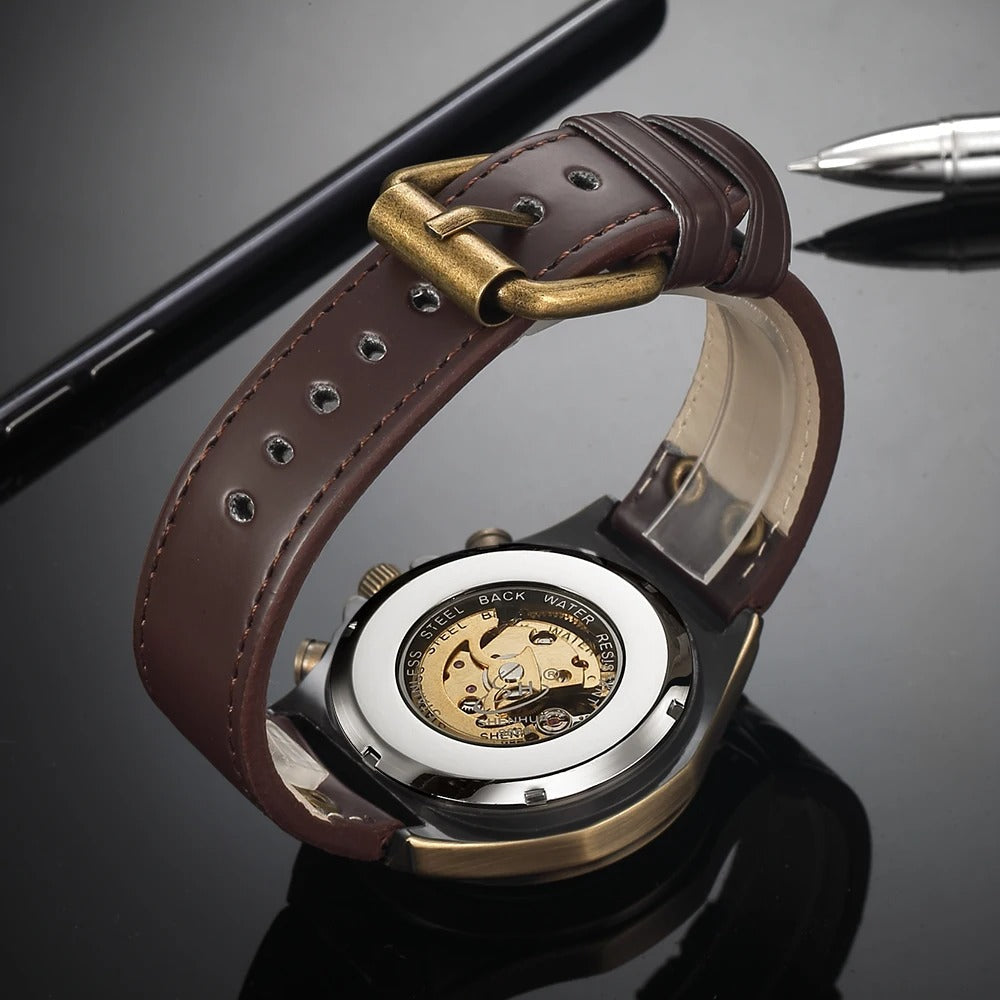 Forge & Gear Timepiece - Rugged Industrial Mechanical Men's Watch