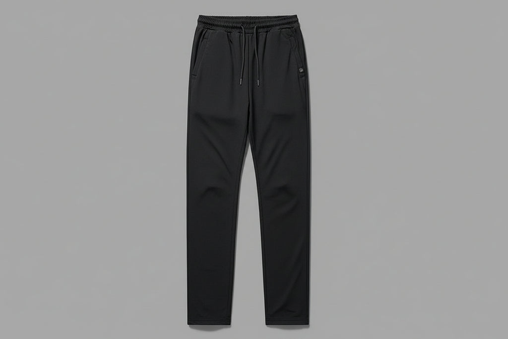 Men's Ice Silk Leggings – Casual Long Pants with Solid Color Design-HighTouch