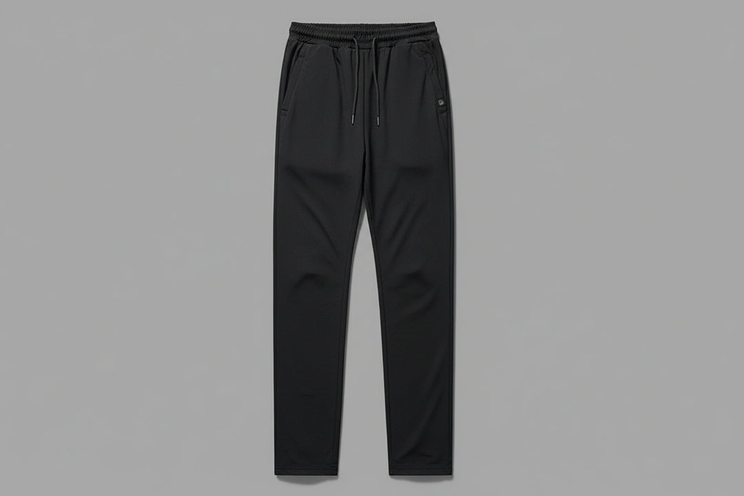 Men's Ice Silk Leggings – Casual Long Pants with Solid Color Design-HighTouch