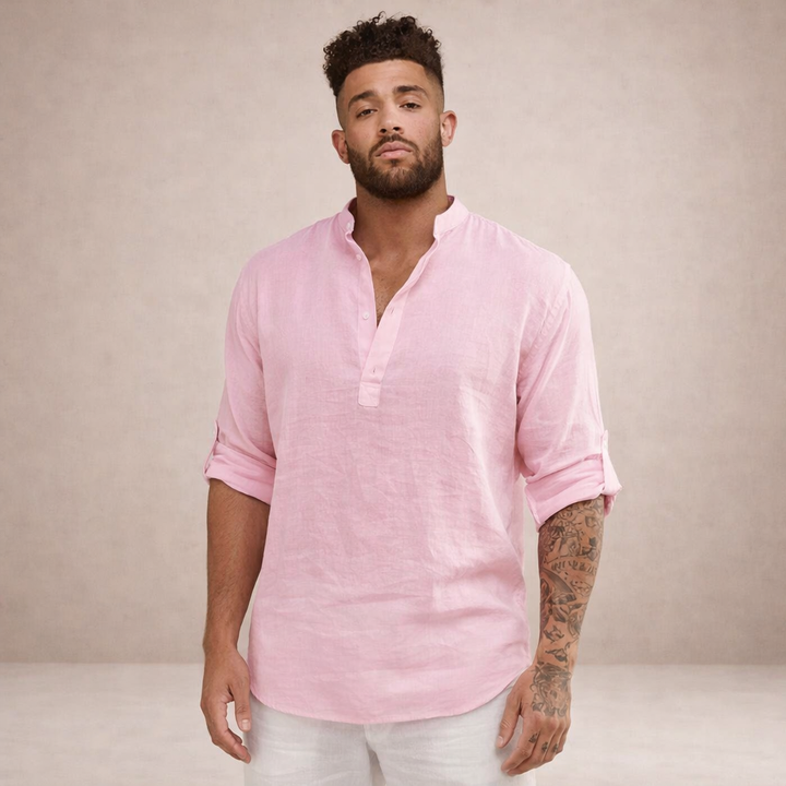 Men's White Formal Shirt - Premium Slim Fit Dress Shirt