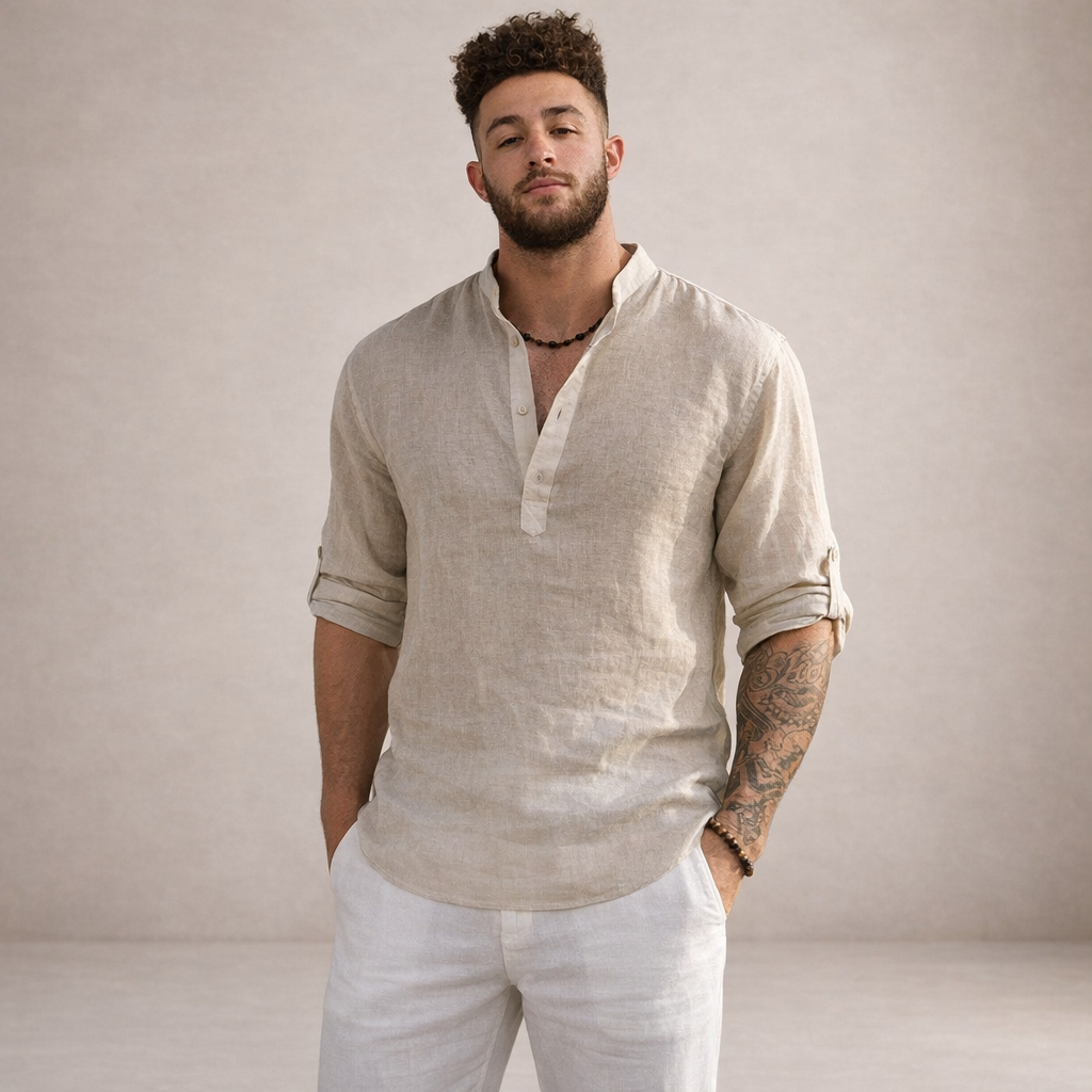 Men's White Formal Shirt - Premium Slim Fit Dress Shirt