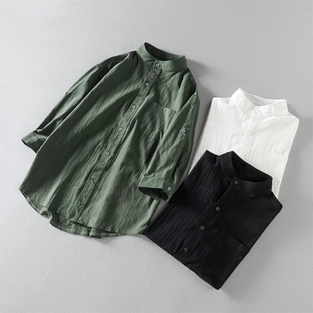 Men's Signature Button-Up Shirt – Casual Cotton Style