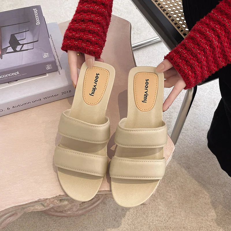 Women's Summer Anti-Slip Sandals – Korean Style Casual Slides-HighTouch