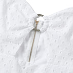 Women's Cotton Linen Short Sleeve Dress-HighTouch