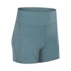 Soft Cotton-Feel Yoga Shorts – High-Waist Anti-Sweat Shorts