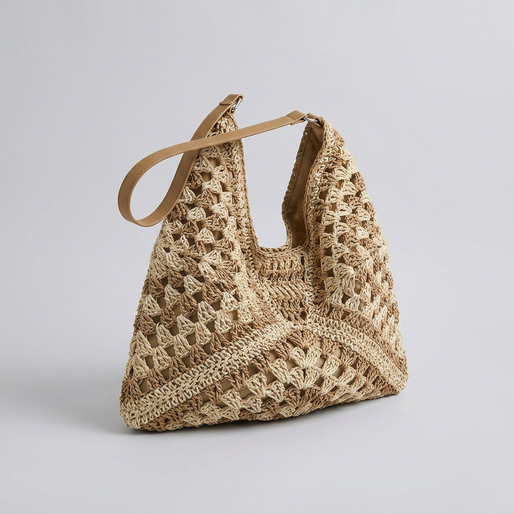 Seraphina Canvas Tote Bag - Spacious Straw Everyday Carry