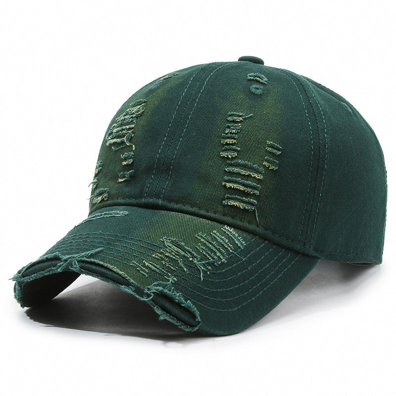 Street Hole Vintage Baseball Cap – Men's Washed Cowboy-HighTouch