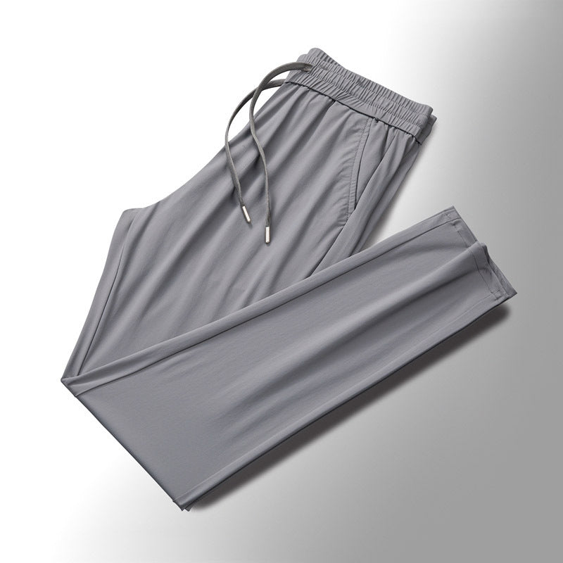 Milk Silk High Elastic Casual Pants Men's Thin Elastic Strap-HighTouch