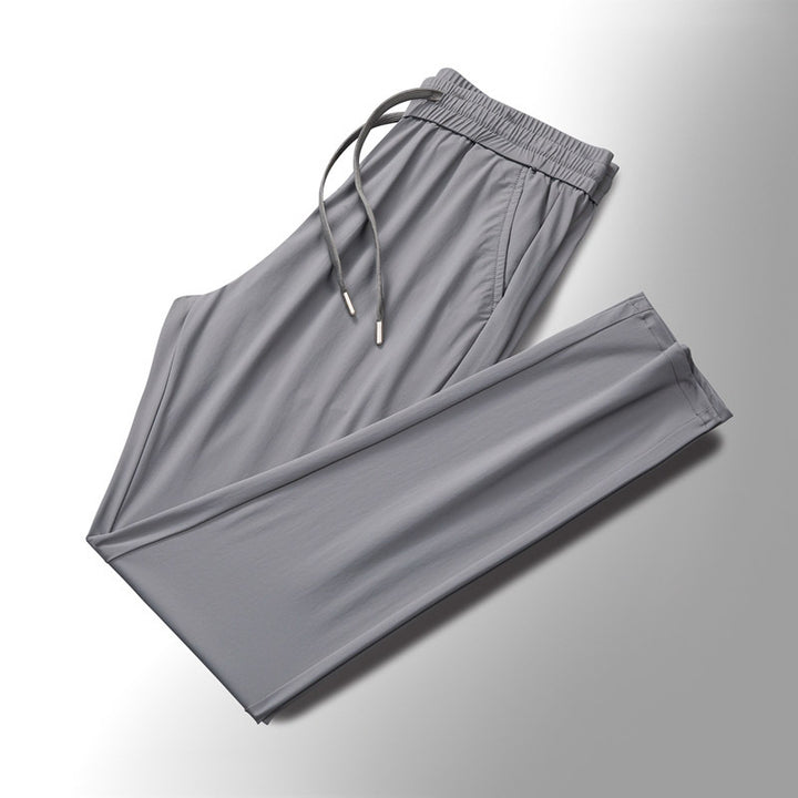 Milk Silk High Elastic Casual Pants Men's Thin Elastic Strap-HighTouch