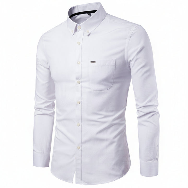 Casual long-sleeved Cotton shirt-HighTouch